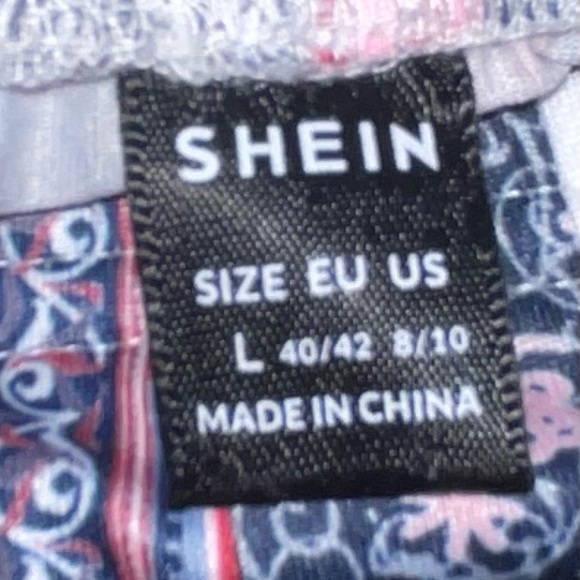 Shein Paisley Flare Pants & Flirtitude Crossover Gray Size Large Bell Bottoms. - Picture 15 of 15